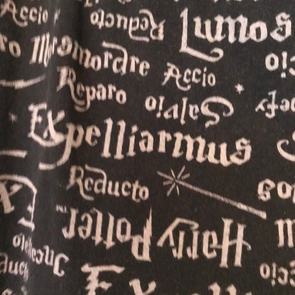 Harry Potter Wizard Spells Women's Leggings size 2 Fits s-m - Picture 3 of 7